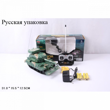 Ф Танк хаки стреляет пульками р/у   12/24