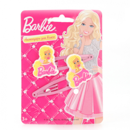 Н-р из 2-х заколок д/волос BARBIE