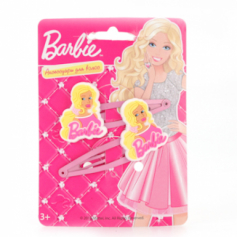 Н-р из 2-х заколок д/волос BARBIE