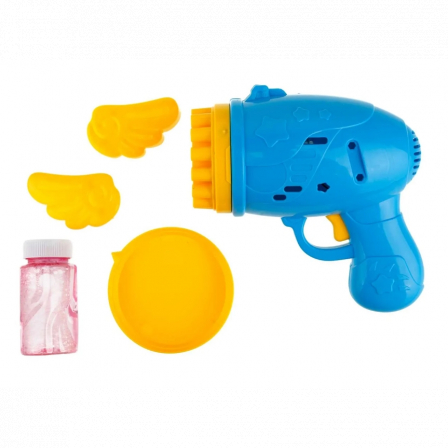 1toy Мы-шарики! игрушка для пуск. мыл. пуз. на бат. бластер 23 ствола, 50 мл, коробка