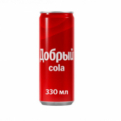 Вода газ. Добрый кола ж/б 0,33л