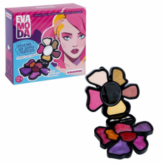Набор детской декор. косметики Bondibon Eva Moda, BOX 15х15х4,5 см; тени для век-3шт.(4,16г), блеск