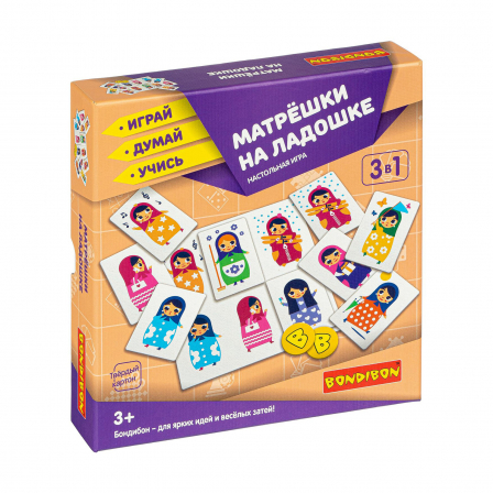 Настольная игра "Матрёшки на ладошке" BONDIBON.