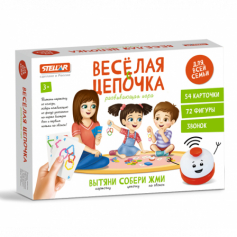Настольная игра №63. «Веселая цепочка. 72 детали»