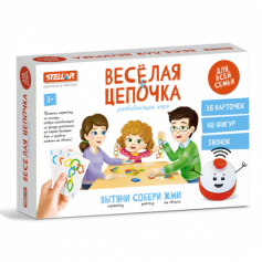 Настольная игра №64. «Веселая цепочка. 48 деталей»