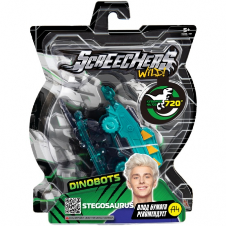 *Дикие Скричеры. Игровой набор Стегозавр Дино 720.ТМ Screechers Wild