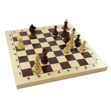 Игра настольная "Шахматы Гроссмейстерские" дерев.