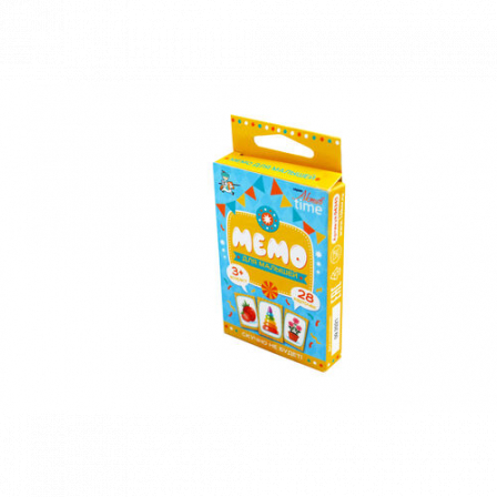 Игра настольная "МЕМО" для малышей. Серия АКТИВ time