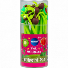 Ручка шариковая KIWI  WATERMELON синие чернила 0,7 мм (ассорти)