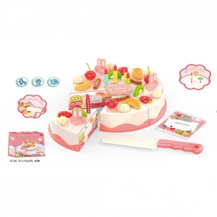 Продукты "Праздничный торт" игровой набор 38 предметов.21*10*20,5