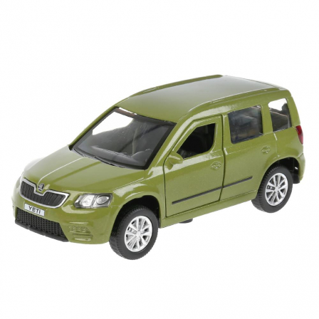 Машина "ТЕХНОПАРК" SKODA YETI, зеленый инерц.