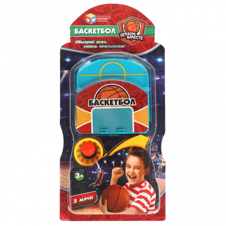 Настольная игра баскетбол блист., 19*40*2,5см Умные игры в кор.2*60шт