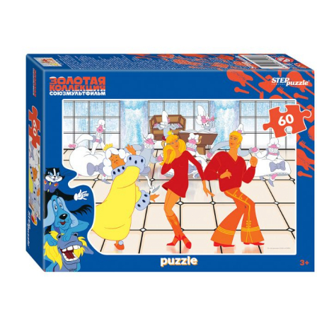 Мозаика "puzzle" 60 "Бременские музыканты. Золотая коллекция" (С/м)