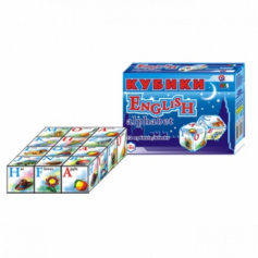 Кубики пласт. технок Азбука АНГЛИЙСКАЯ