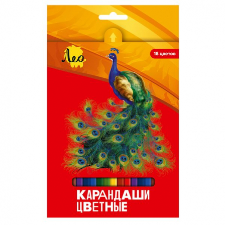 Набор цветных  карандашей   LBSCP-18   заточенный     18 цв. . LBSCP-18