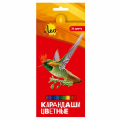 Набор цветных  карандашей   LBSCP-24   заточенный     24 цв. . LBSCP-24