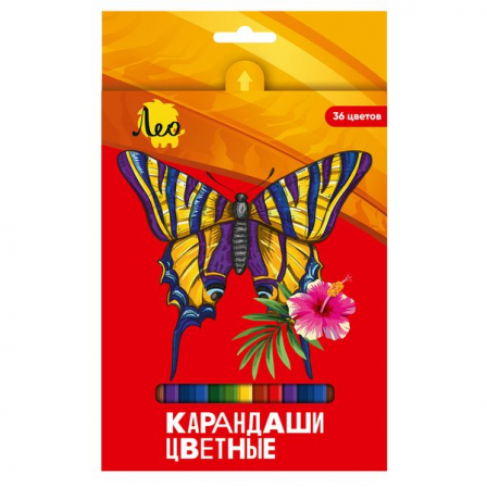Набор цветных карандашей   LBSCP-36   заточенный     36 цв. LBSCP-36