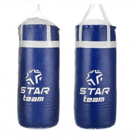 Боксерская груша "STAR TEAM", цвет синий, вес 1,5 кг,   в сетке 30 см