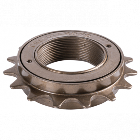 Трещотка 1/2"x1/8", 14 зубьев, резьба 1,375" x 24 tpi, сталь, цвет: бронзовый TRI-DIAMOND FW14/34