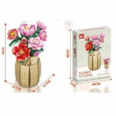 Конструктор цветы, 550 дет. №9114