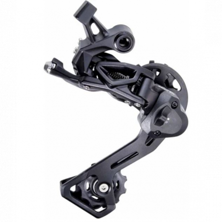 Переключатель задний Microshift XLE RD-M665M, 11 ск., Clutch, средняя лапка, алюминий, черный
