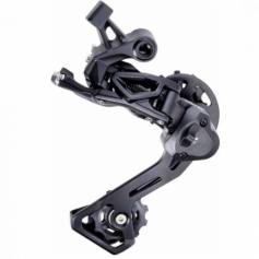 Переключатель задний Microshift XLE RD-M665M, 11 ск., Clutch, средняя лапка, алюминий, черный