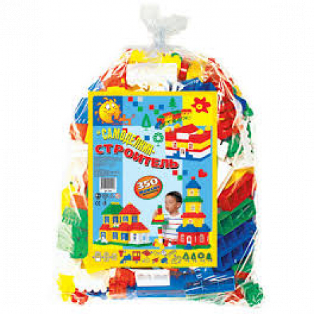 Конструктор "Строитель" Макси + (350 эл.) (4шт)