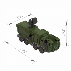 Военный тягач "Щит" с кунгом (4шт)