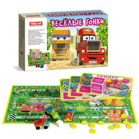 Игра настольная "Весёлые гонки"
