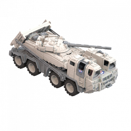 Военный тягач "Арктика" с танком (4шт)