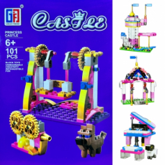 А Конструктор Lego. Замок принцессы.8шт в дисп.KKX-169