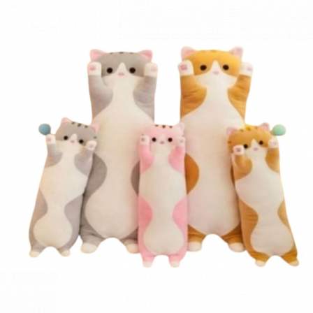 А Мягкая игрушка Кошка Подушка 2368B-70