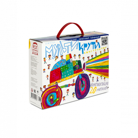 Конструктор "Мультикрути-20" (в коробке, 20 дет.)