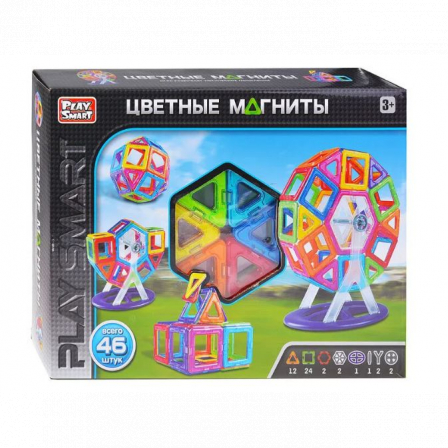 Конструктор магнит.Play Smart 2430