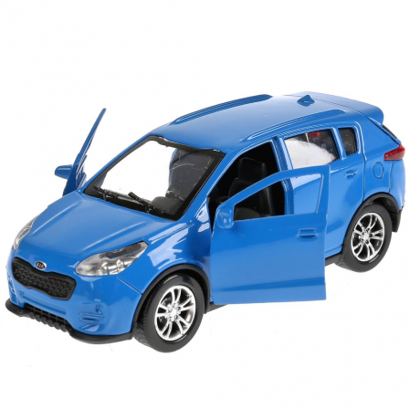 Машина металл "KIA SPORTAGE" 12см, открыв. двери, инерц., синий Технопарк