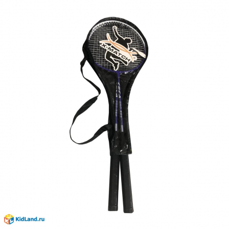 Бадминтон X-Match мет. 63*20 см., без волана, чехол, в ассорт.