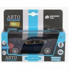 Машинка металл.ТМ "Автопанорама"  1:34 BMW 760LI, синий, инерция, свет, звук, откр. двери, свет, зву