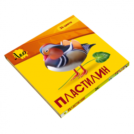 Пластилин классический   LBMC-0124   480 г ( в картонной упаковке )  24 цв.