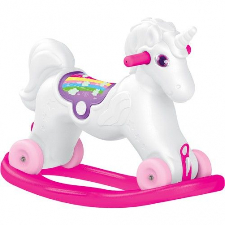 Лошадка-качалка DOLU Unicorn, 2в1