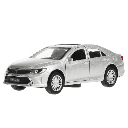 Машина металл TOYOTA CAMRY 12 см, двери, багаж, инерц. серебристый ,кор Технопарк в кор.2*36шт