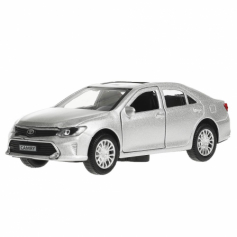 Машина металл TOYOTA CAMRY 12 см, двери, багаж, инерц. серебристый ,кор Технопарк в кор.2*36шт