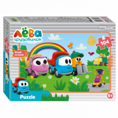 Мозаика "puzzle" 104 "Грузовичок Лёва. Друзья" (ООО "Первый проект")