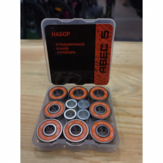 Подшипники 608RS, ABEC- 5, 2 шайбы+1 спейсер.