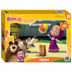 Мозаика "puzzle" 35 "Маша и Медведь. Лесные истории" (Анимаккорд)