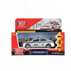 Машина мет.TOYOTA COROLLA ПОЛИЦИЯ, открыв. двери, инерц. Технопарк