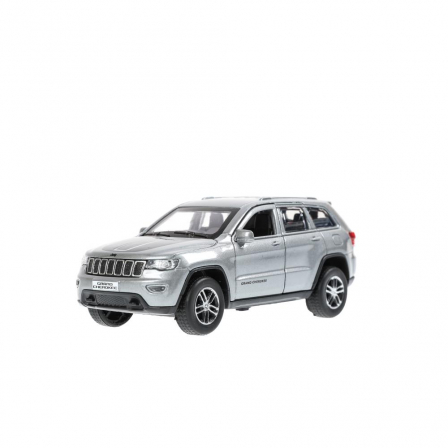 Машина металл "jeep grand cherokee" 12см, открыв. двери, инерц., серый в кор. Технопарк в кор.2*36шт