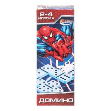Настольная игра домино, паук, кор.5*13*2см ИГРАЕМ ВМЕСТЕ в кор.2*180шт