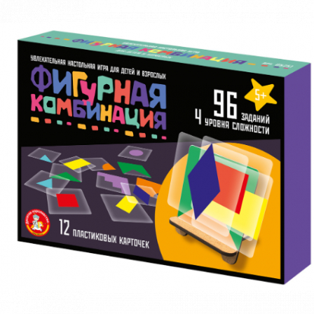 Игра настольная "Фигурная комбинация" (96 заданий)