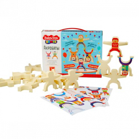 Игра настольная "Акробаты" серия Baby Toys Games 16 шт