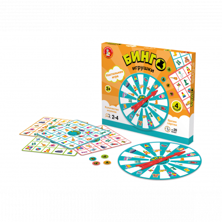 Игра настольная "Бинго. Игрушки"